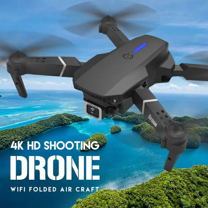 E88Pro Drone: Foldable, 4K, Wi-Fi.