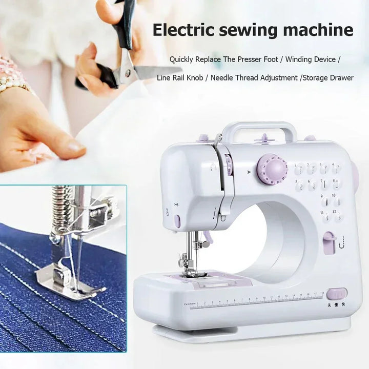 Sewing Machine: Portable, manual/electric.