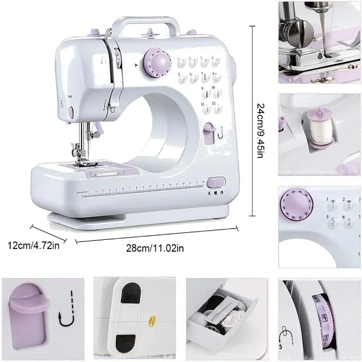 Sewing Machine: Portable, manual/electric.