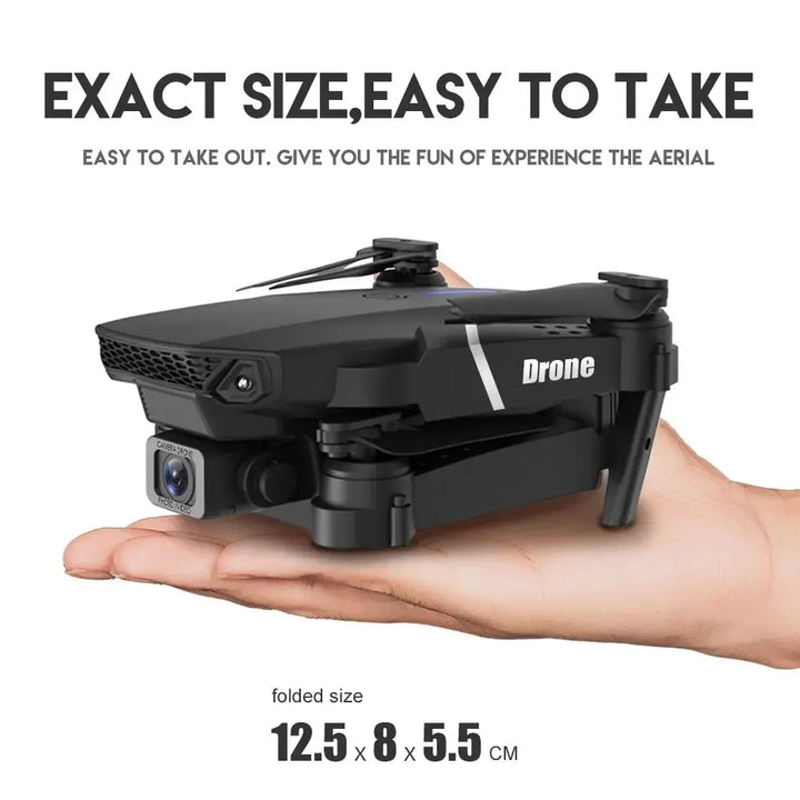 E88Pro Drone: Foldable, 4K, Wi-Fi.